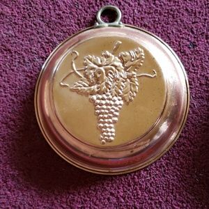 Vintage solid copper wall decor